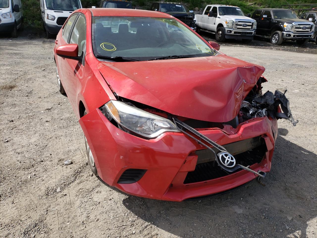 TOYOTA COROLLA L 2014 with VIN 2T1BURHE1EC102731 - Photo from auction