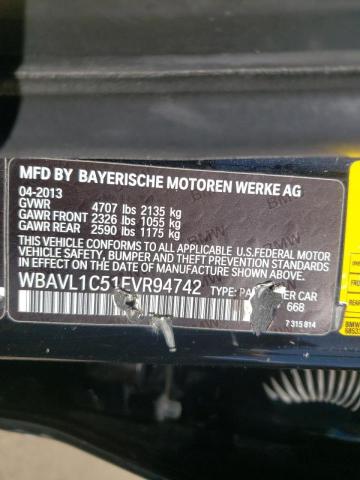 Photo 10 from auction – 2014 BMW X1 XDRIVE2 with VIN WBAVL1C51EVR94742