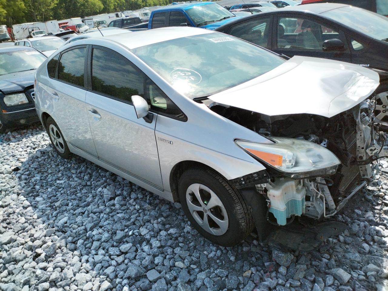 TOYOTA PRIUS 2012 with VIN JTDKN3DUXC5499535 - Photo from auction