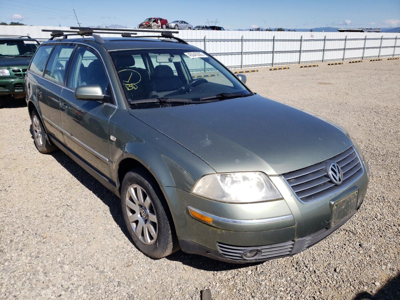 Photo 1 from auction – 2003 VOLKSWAGEN PASSAT GLS with VIN WVWVD63B73E024880
