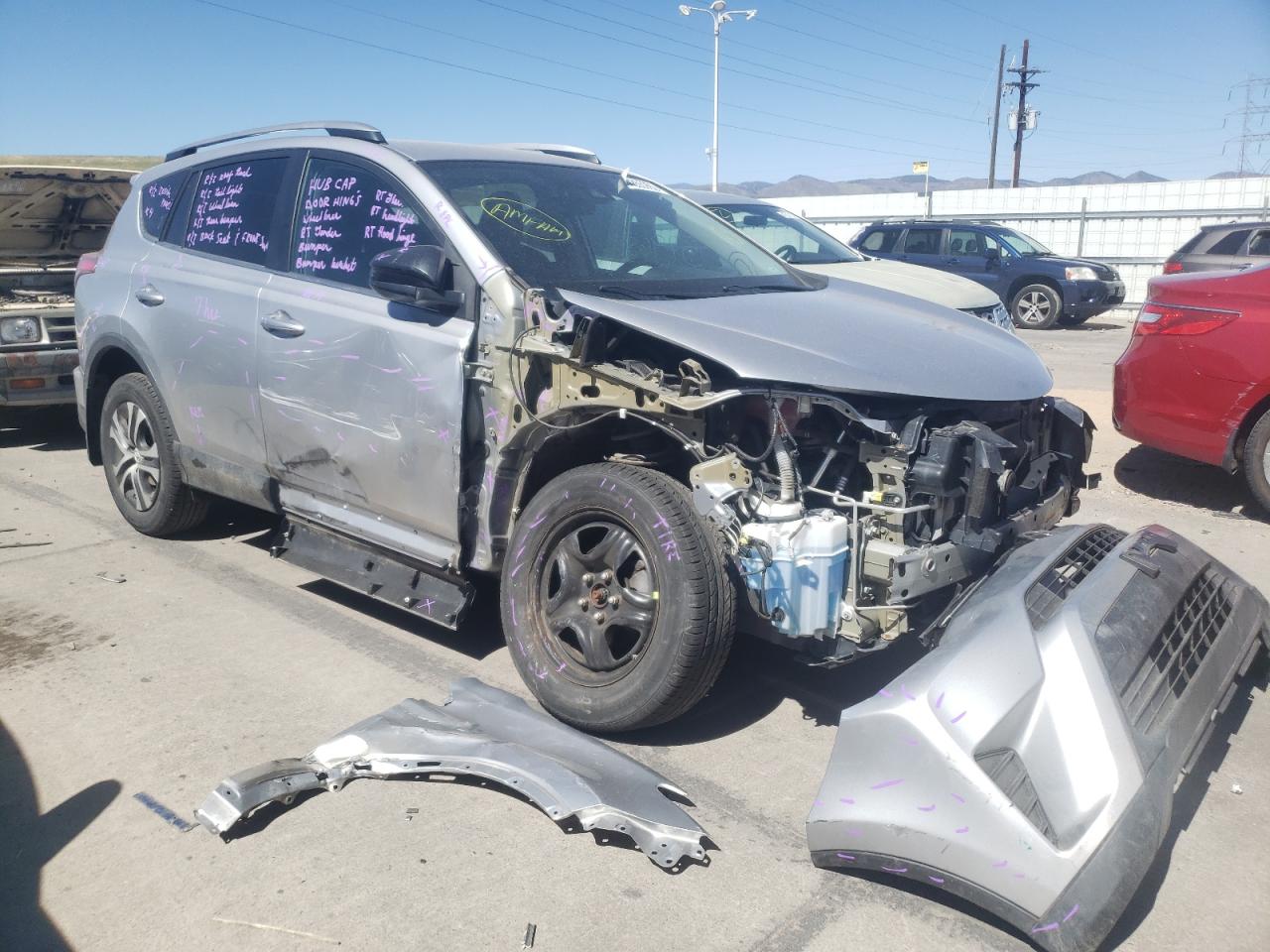TOYOTA RAV4 LE 2017 with VIN 2T3BFREV7HW564140 - Photo from auction