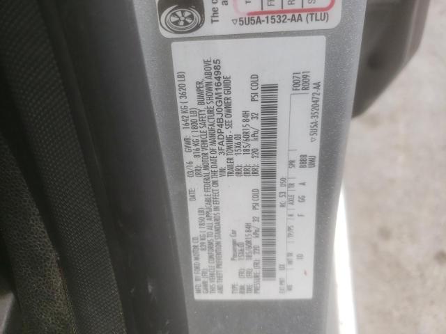 Photo 10 from auction – 2016 FORD FIESTA SE with VIN 3FADP4BJ0GM164985