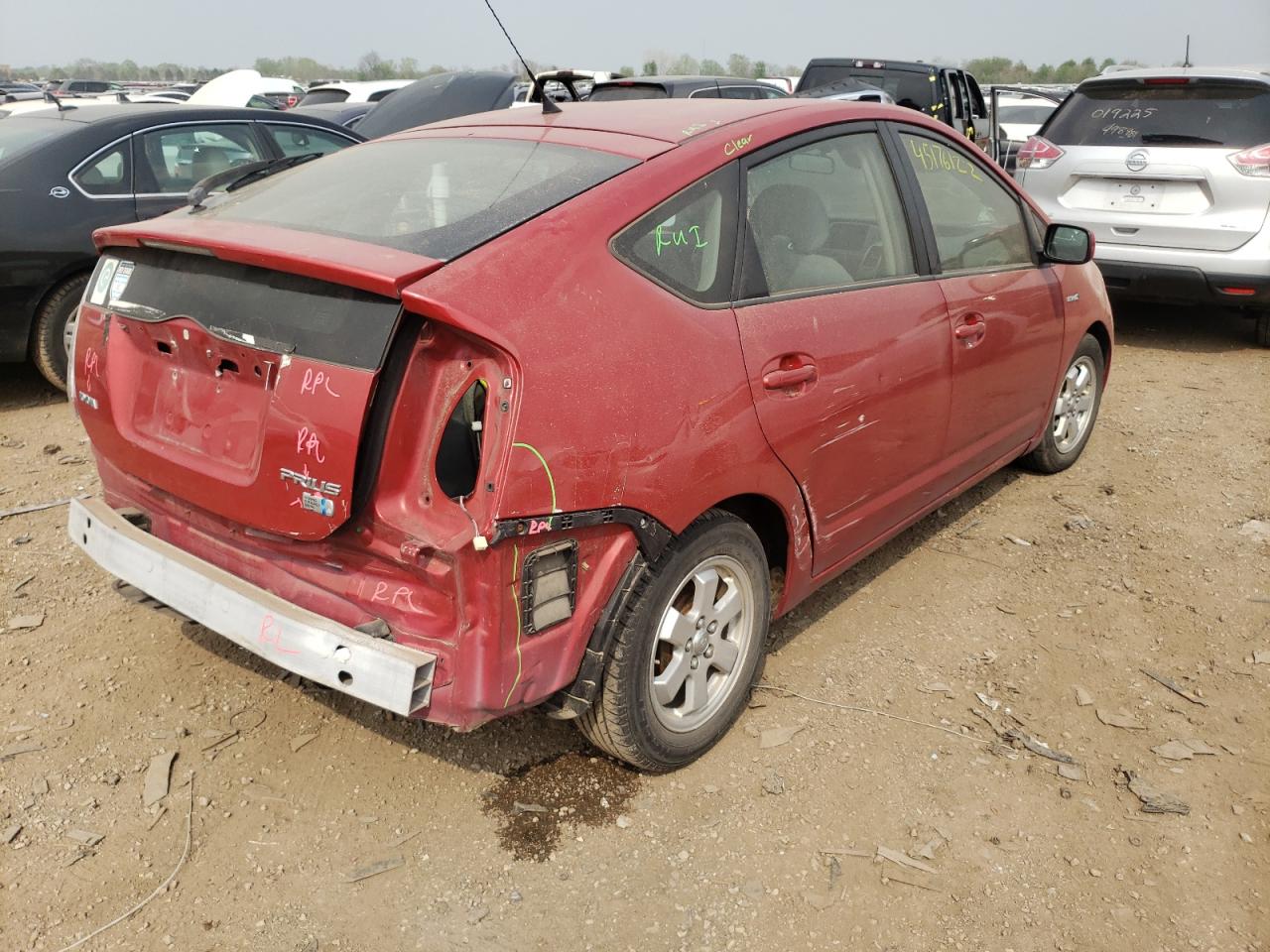 Photo 4 from auction – 2008 TOYOTA PRIUS with VIN JTDKB20UX83418545