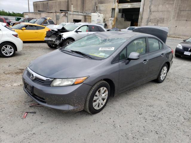Photo 2 from auction – 2012 HONDA CIVIC LX with VIN 19XFB2F51CE331684
