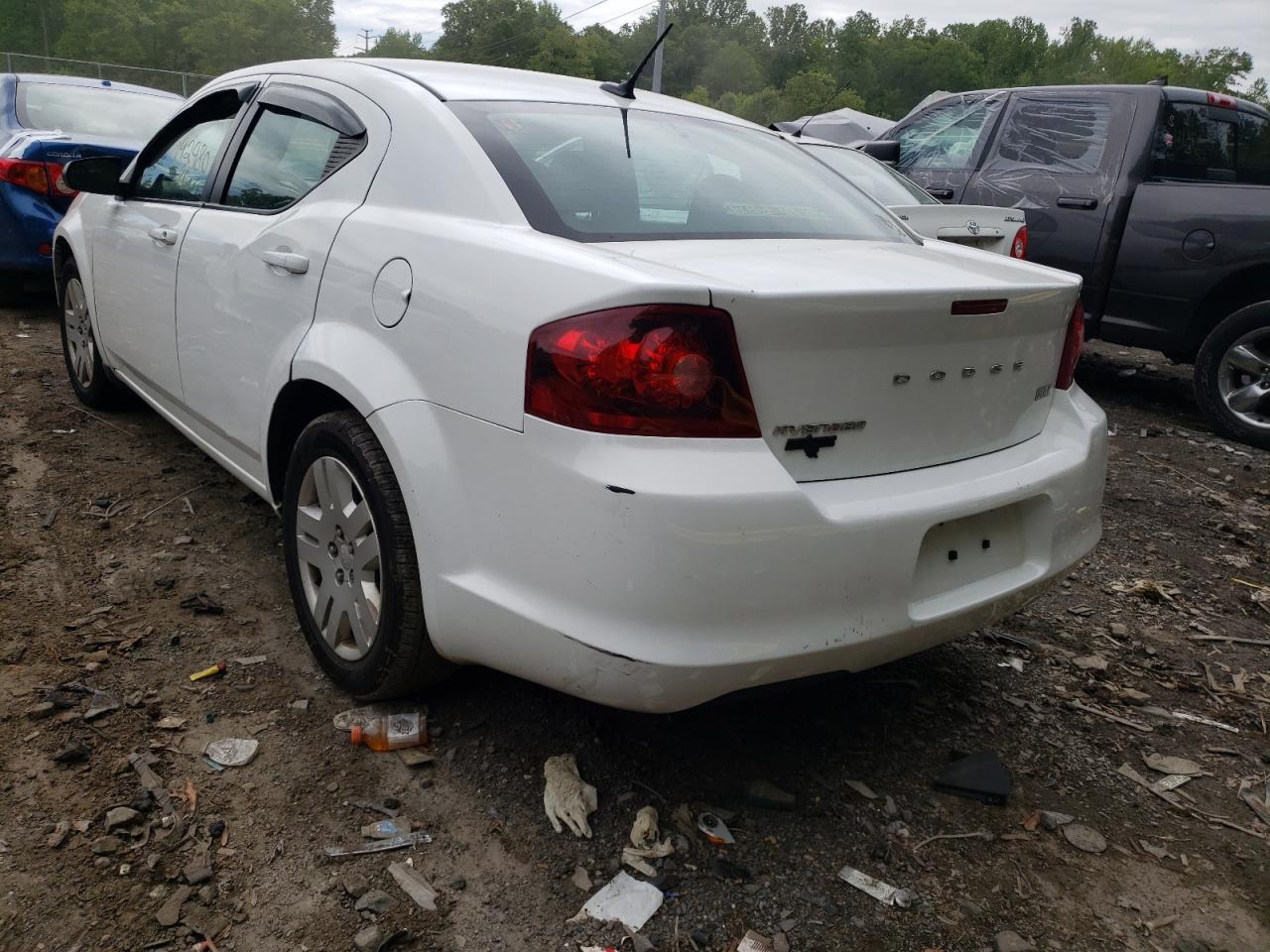Photo 3 from auction – 2014 DODGE AVENGER SE with VIN 1C3CDZAB2EN202620