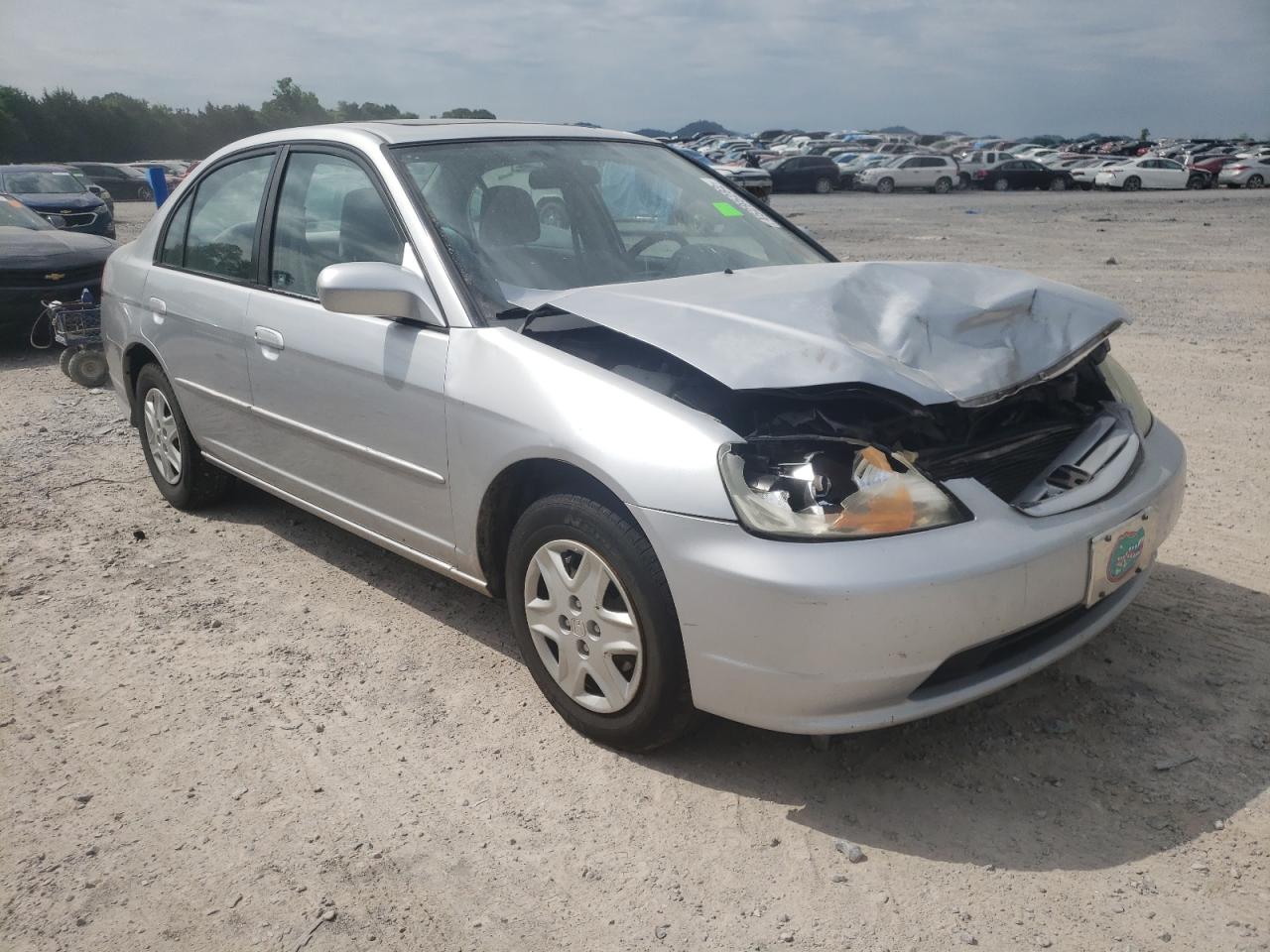 Photo 1 from auction – 2002 HONDA CIVIC EX with VIN 2HGES26712H589883
