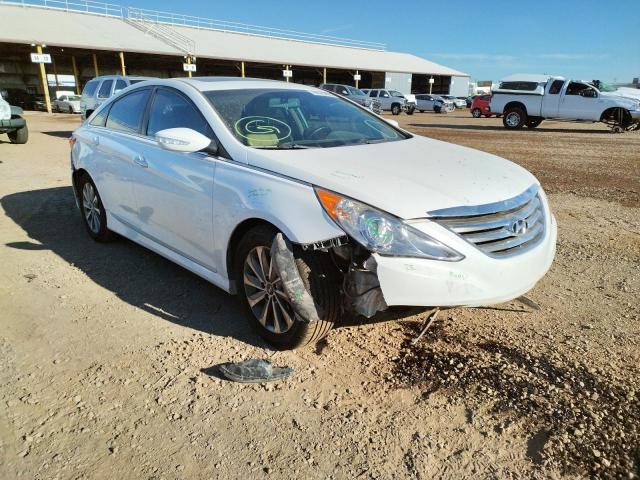 HYUNDAI SONATA SE 2014 with VIN 5NPEC4ABXEH910236 - Photo from auction