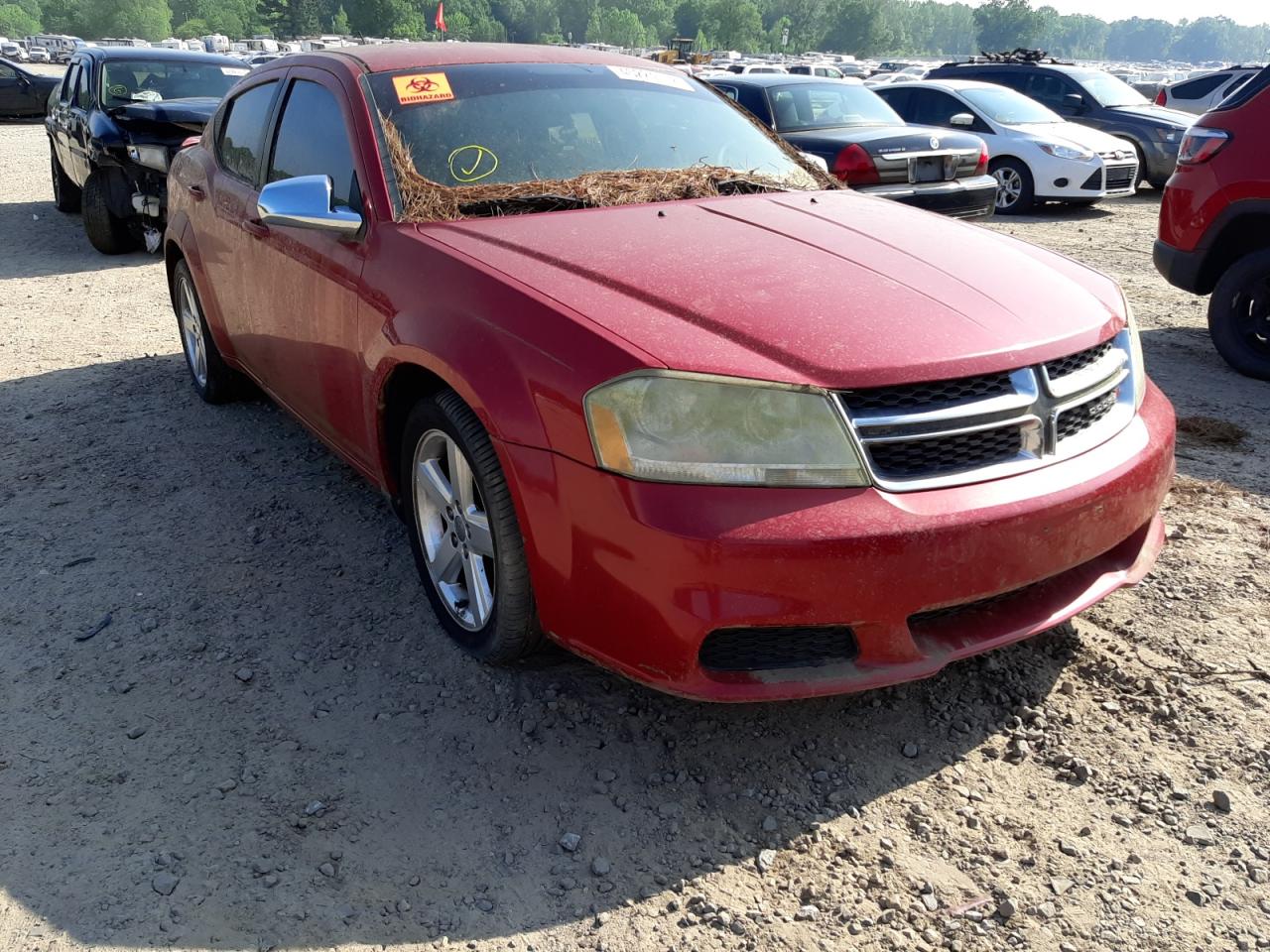 DODGE AVENGER SE 2013 with VIN 1C3CDZAB5DN512260 - Photo from auction