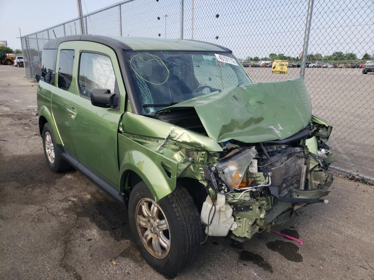 HONDA ELEMENT EX 2007 with VIN 5J6YH28787L013509 - Photo from auction