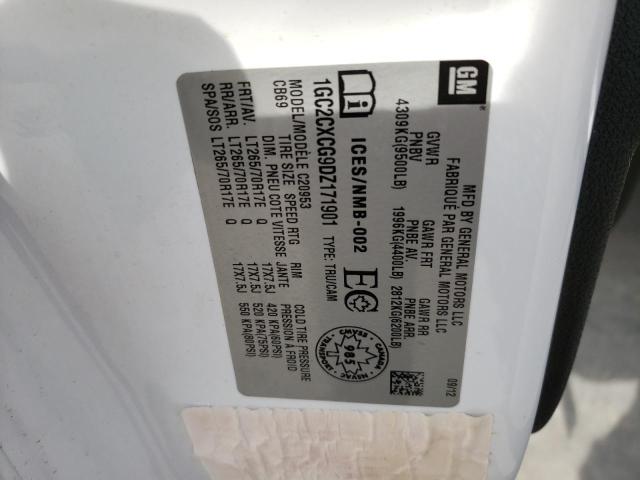 Photo 10 from auction – 2013 CHEVROLET SILVERADO with VIN 1GC2CXCG9DZ171901