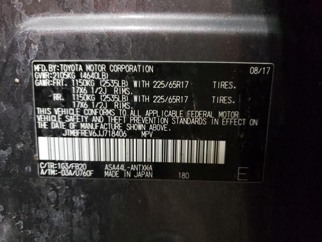 Photo 10 from auction – 2018 TOYOTA RAV4 LE with VIN JTMBFREV6JJ718406