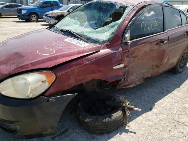 Photo 9 from auction – 2007 HYUNDAI ACCENT GLS with VIN KMHCN46C17U087459