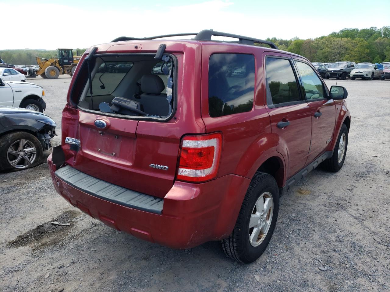 Photo 4 from auction – 2008 FORD ESCAPE XLT with VIN 1FMCU93198KA34475