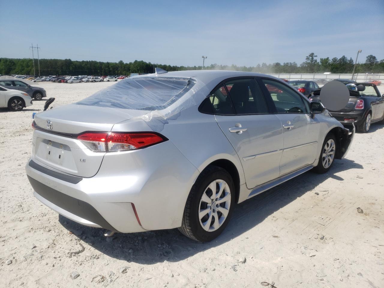 Photo 4 from auction – 2022 TOYOTA COROLLA LE with VIN JTDEPMAE4NJ191457