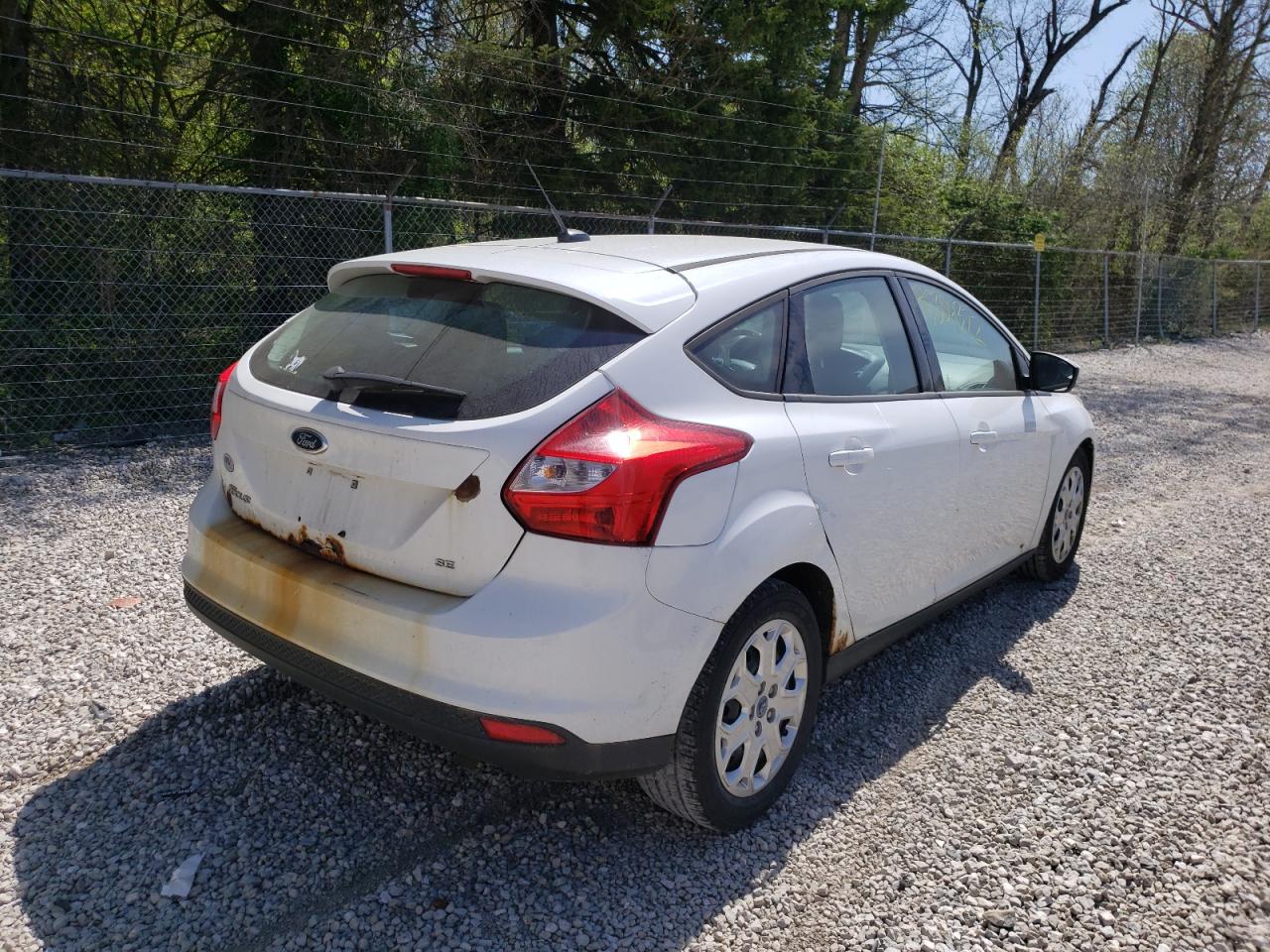 Photo 4 from auction – 2012 FORD FOCUS SE with VIN 1FAHP3K25CL197352