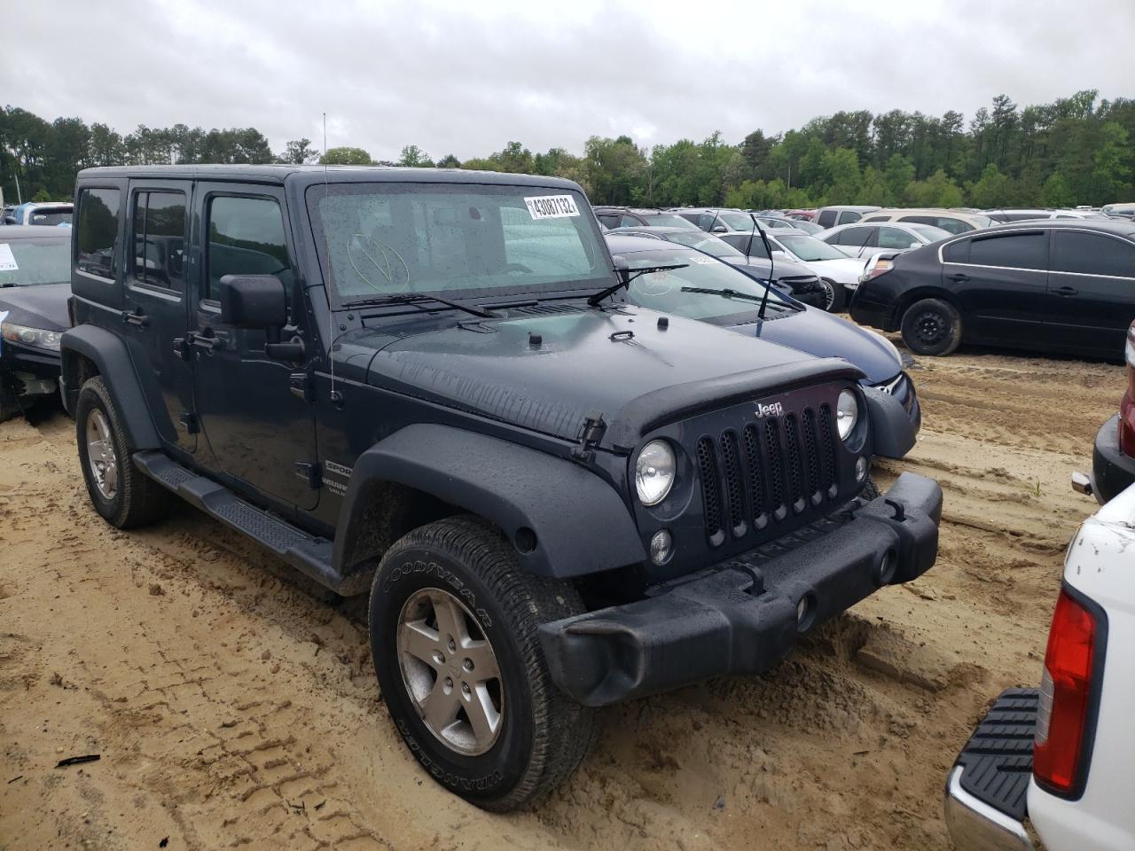 JEEP WRANGLER U 2017 with VIN 1C4BJWDG8HL503365 - Photo from auction