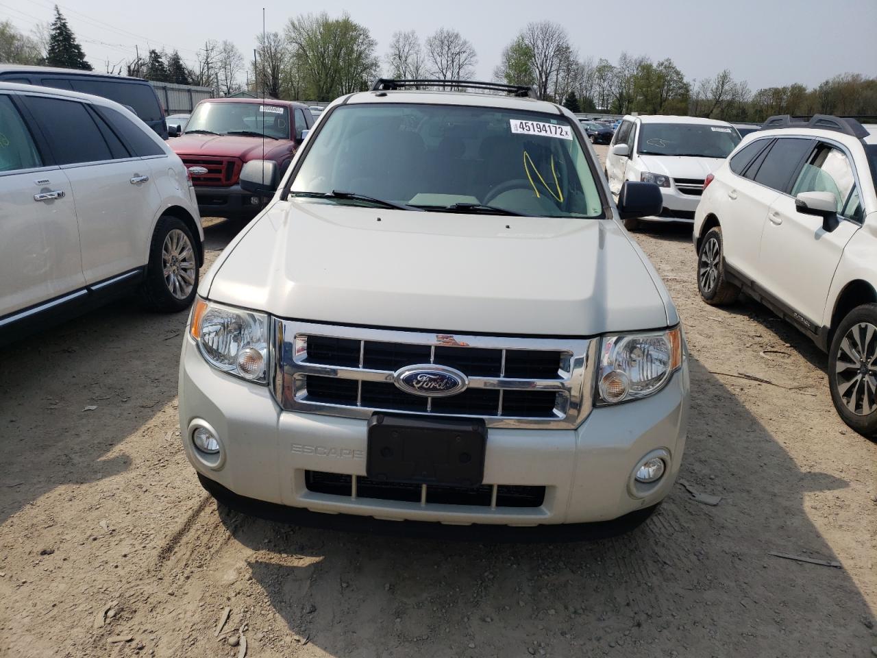 Photo 9 from auction – 2009 FORD ESCAPE XLT with VIN 1FMCU03799KB62703