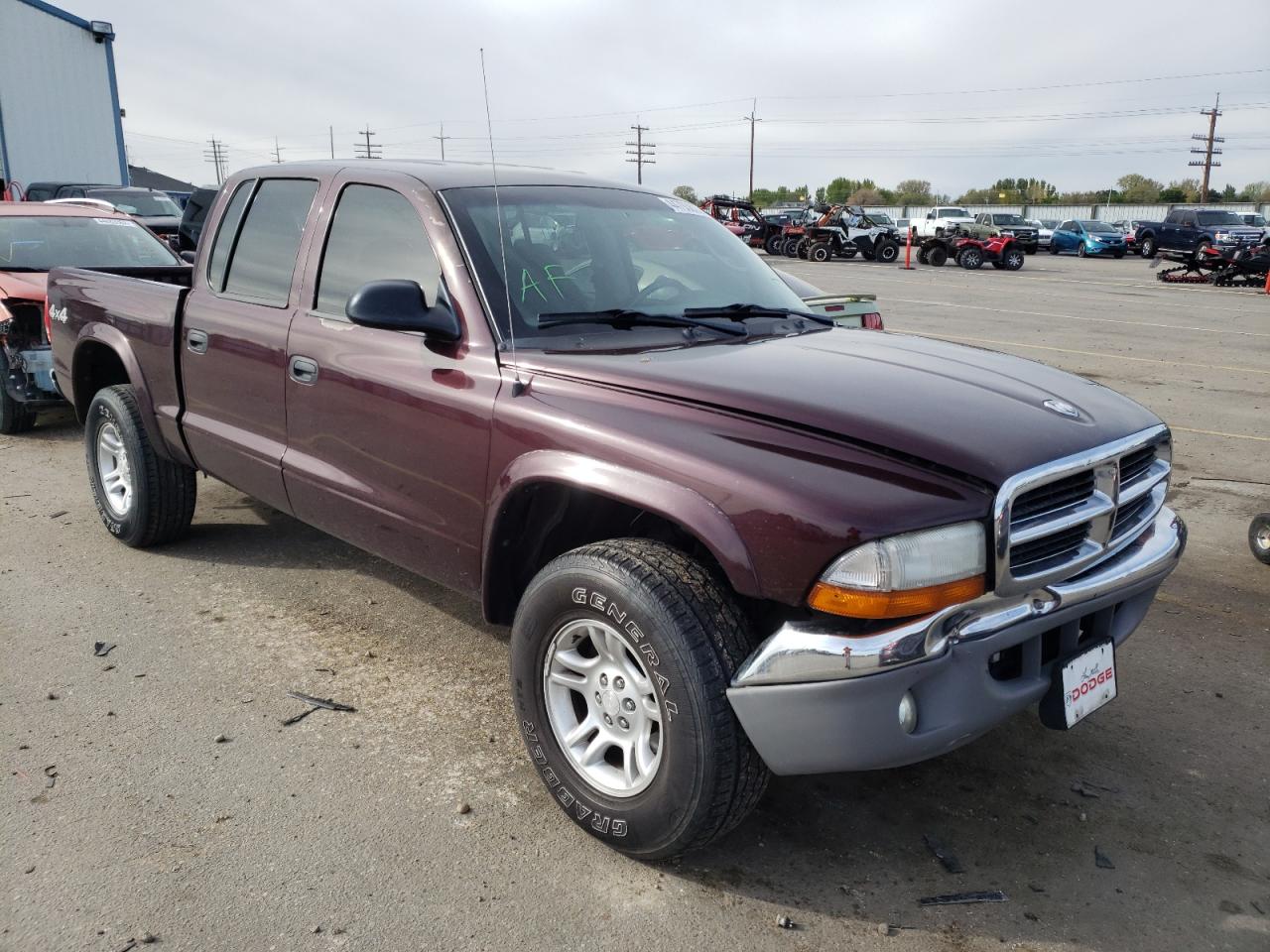 DODGE DAKOTA QUA 2004 with VIN 1D7HG48N54S693752 - Photo from auction