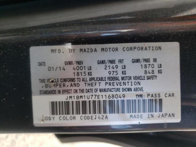 Photo 10 from auction – 2014 MAZDA 3 SPORT with VIN JM1BM1U77E1168049