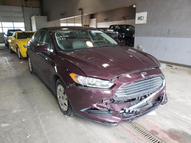 FORD FUSION S 2013 with VIN 3FA6P0G73DR376194 - Photo from auction