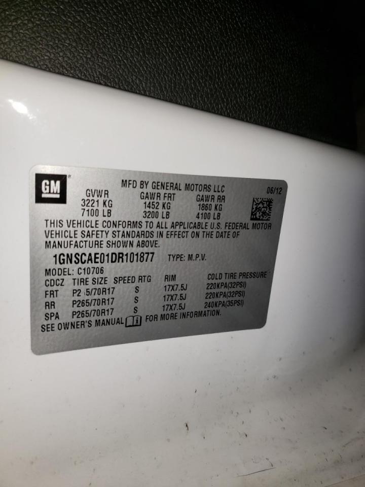 Photo 20 from auction – 2013 CHEVROLET TAHOE C150 with VIN 1GNSCAE01DR101877