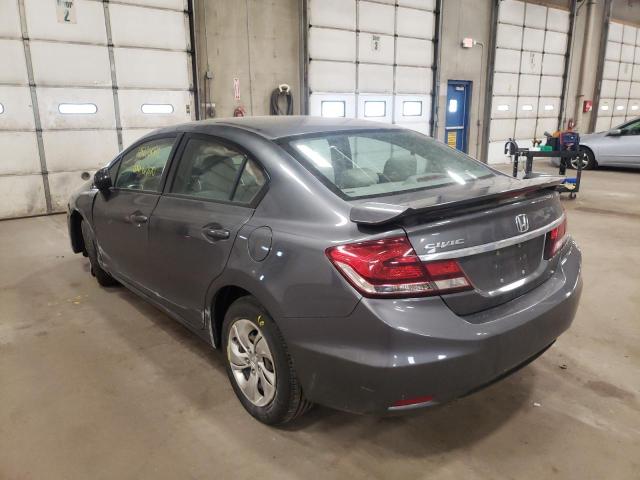 Photo 3 from auction – 2013 HONDA CIVIC with VIN 19XFB2F58DE075755