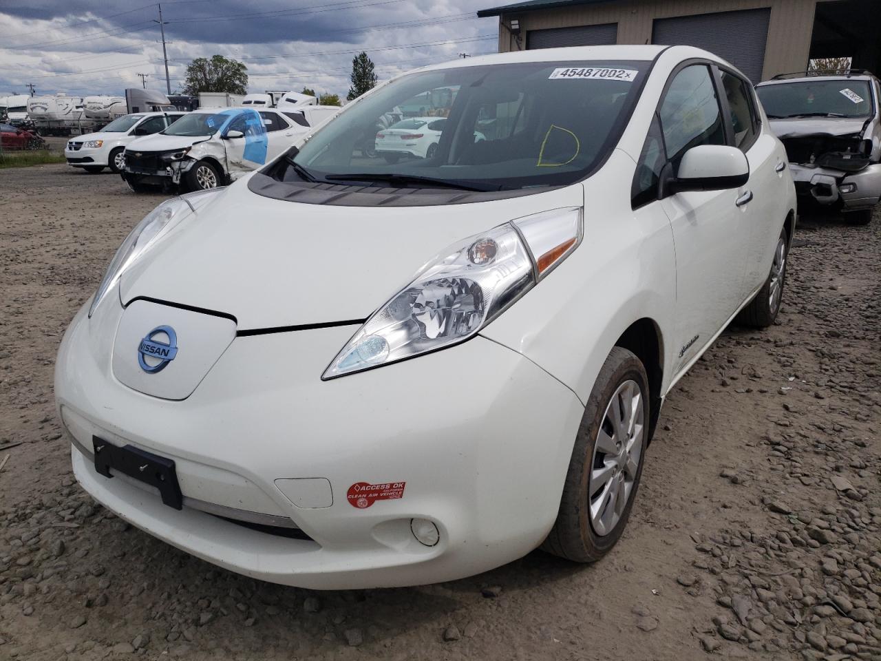 Photo 2 from auction – 2017 NISSAN LEAF S with VIN 1N4BZ0CP0HC304548