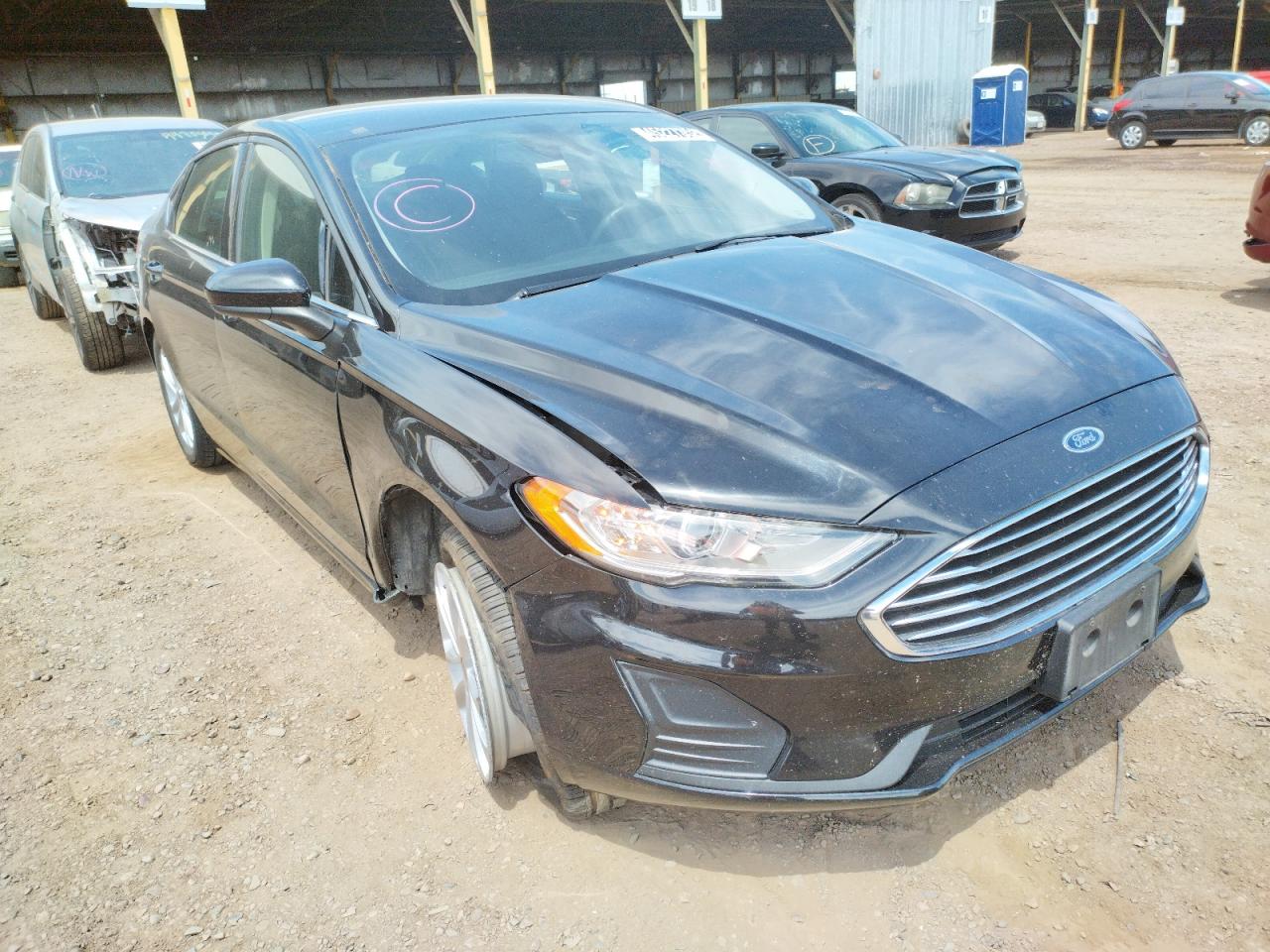 FORD FUSION SE 2020 with VIN 3FA6P0HD5LR113210 - Photo from auction