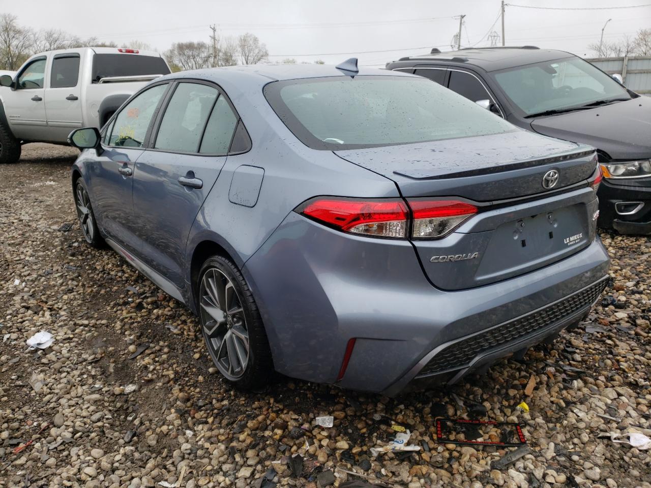 Photo 3 from auction – 2021 TOYOTA COROLLA SE with VIN 5YFS4MCE3MP095662