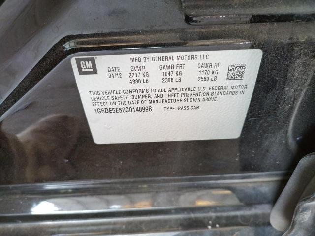 Photo 10 from auction – 2012 CADILLAC CTS LUXURY with VIN 1G6DE5E50C0148998