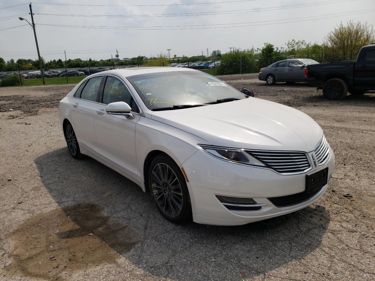 LINCOLN MKZ 2014 with VIN 3LN6L2JK6ER812662 - Photo from auction