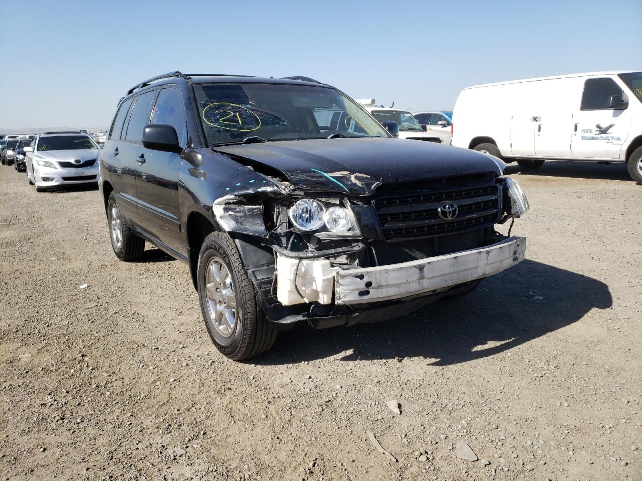 TOYOTA HIGHLANDER 2002 with VIN JTEGF21A820036159 - Photo from auction