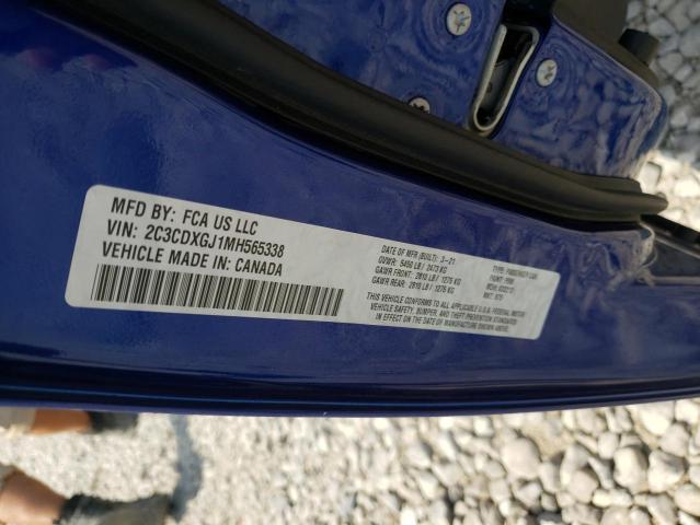 Photo 10 from auction – 2021 DODGE CHARGER SC with VIN 2C3CDXGJ1MH565338
