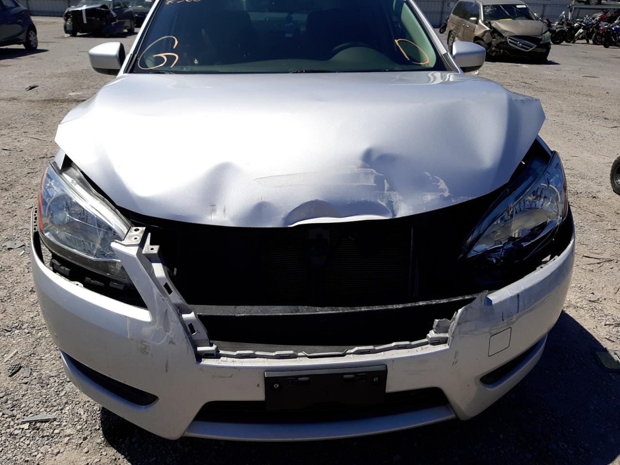 Photo 9 from auction – 2015 NISSAN SENTRA S with VIN 3N1AB7AP2FL628692