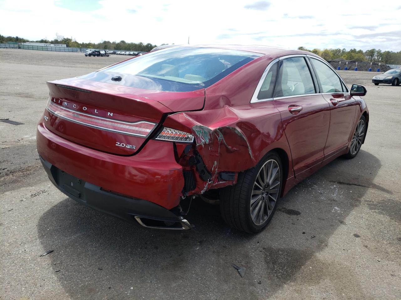 Photo 4 from auction – 2013 LINCOLN MKZ with VIN 3LN6L2J90DR805976