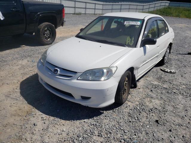 Photo 2 from auction – 2005 HONDA CIVIC LX with VIN 2HGES166X5H624765