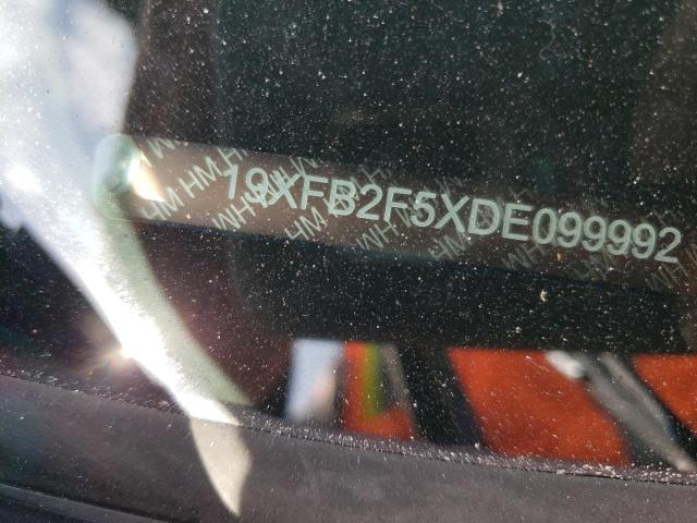Photo 10 from auction – 2013 HONDA CIVIC LX with VIN 19XFB2F5XDE099992