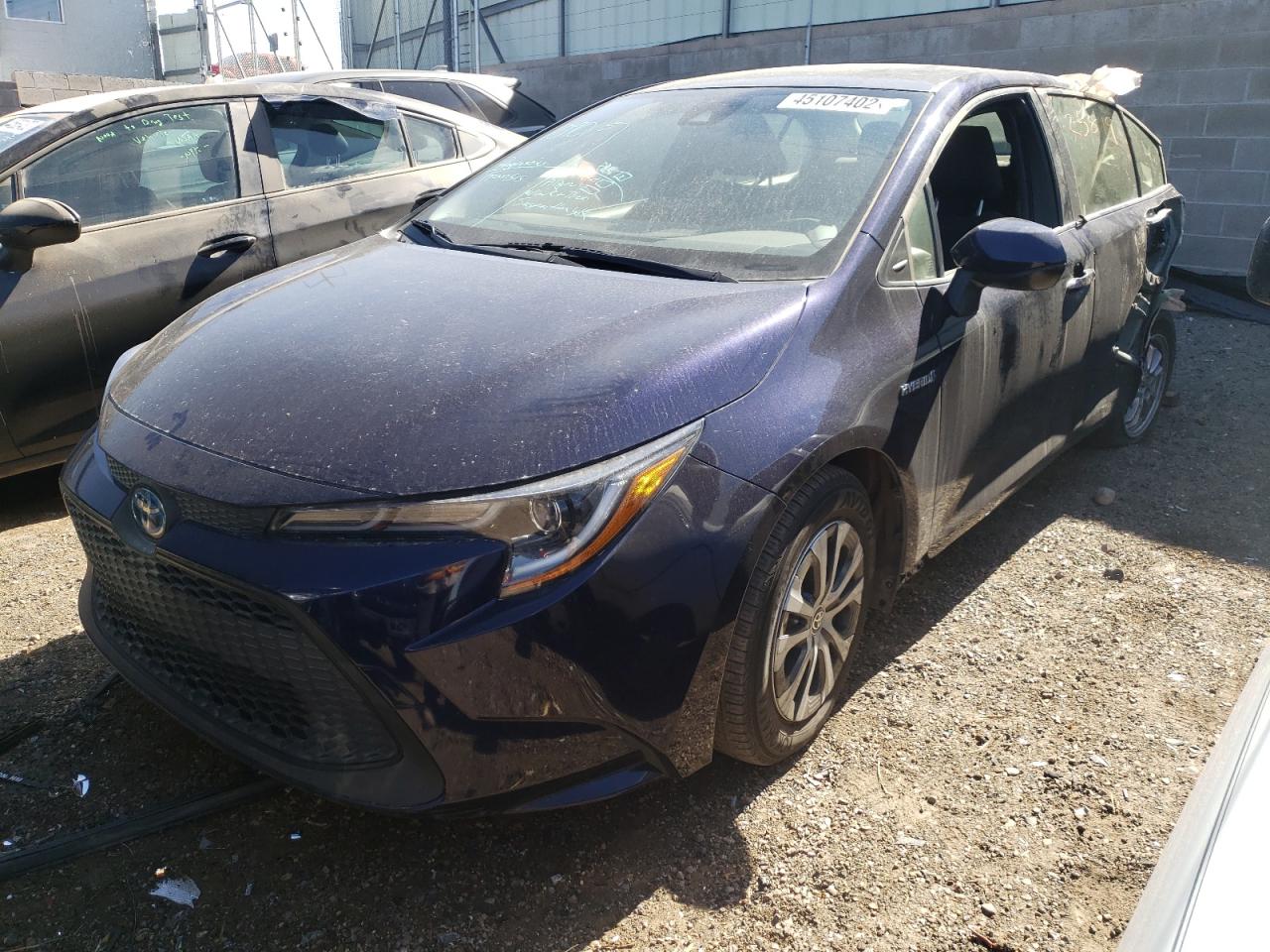Photo 2 from auction – 2020 TOYOTA COROLLA LE with VIN JTDEBRBE6LJ003805
