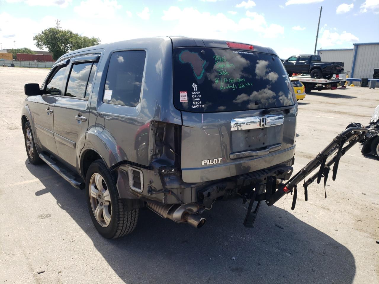 Photo 16 from auction – 2013 HONDA PILOT EX with VIN 5FNYF3H4XDB018166