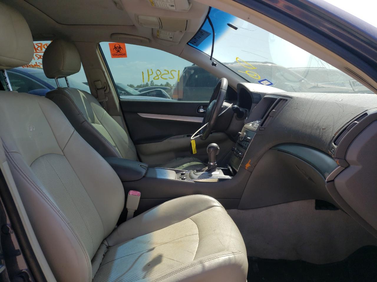 Photo 5 from auction – 2011 INFINITI G37 with VIN JN1CV6AR3BM350090