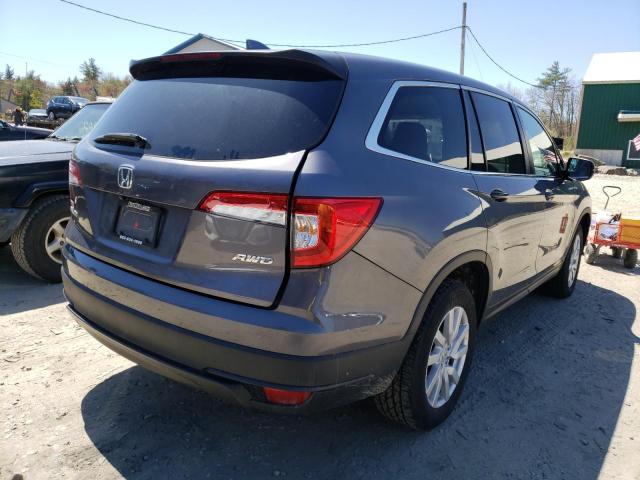 Photo 4 from auction – 2020 HONDA PILOT LX with VIN 5FNYF6H19LB036468