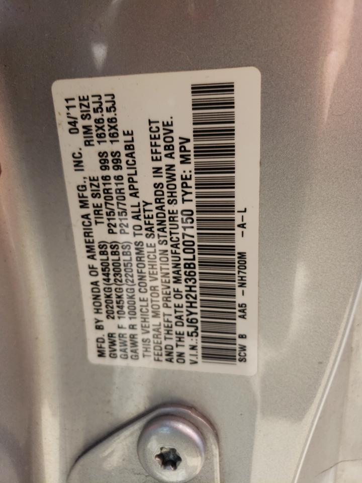 صورة رقم 10 من المزاد - 2011 HONDA ELEMENT LX مع VIN 5J6YH2H36BL007150