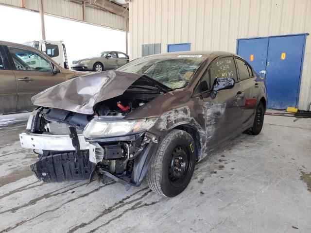 Photo 2 from auction – 2014 HONDA CIVIC LX with VIN 19XFB2F55EE052824