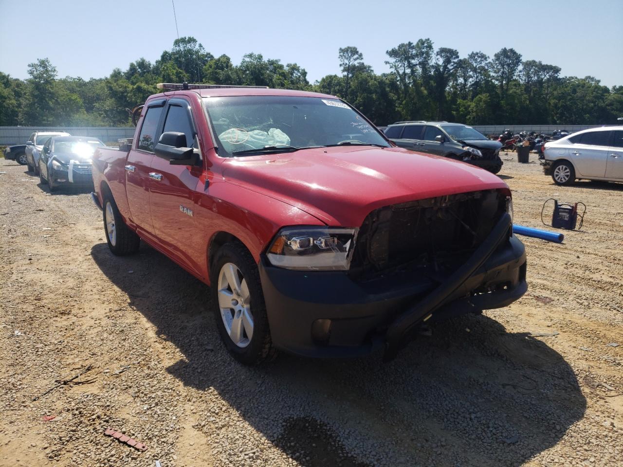 DODGE RAM 1500 2010 with VIN 1D7RB1GP6AS121931 - Photo from auction