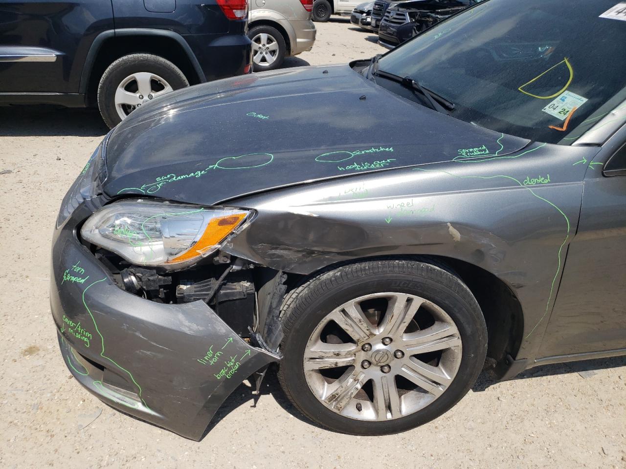 Photo 9 from auction – 2012 CHRYSLER 200 TOURIN with VIN 1C3CCBBG6CN328755