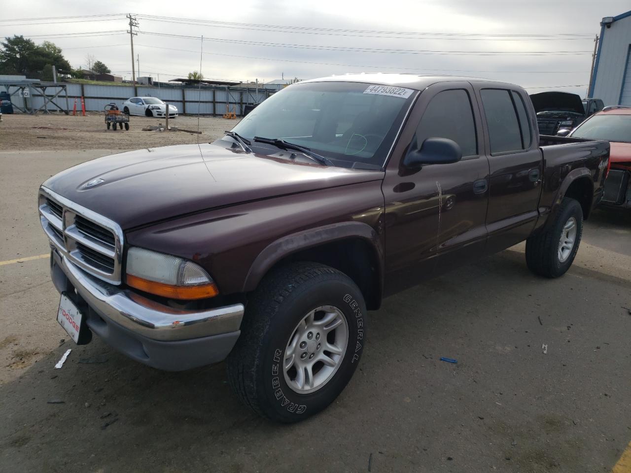 Photo 2 from auction – 2004 DODGE DAKOTA QUA with VIN 1D7HG48N54S693752