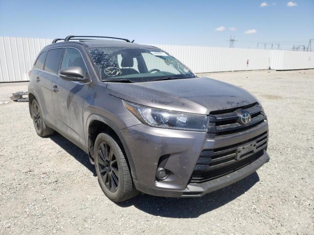 TOYOTA HIGHLANDER 2019 with VIN 5TDJZRFH4KS570403 - Photo from auction