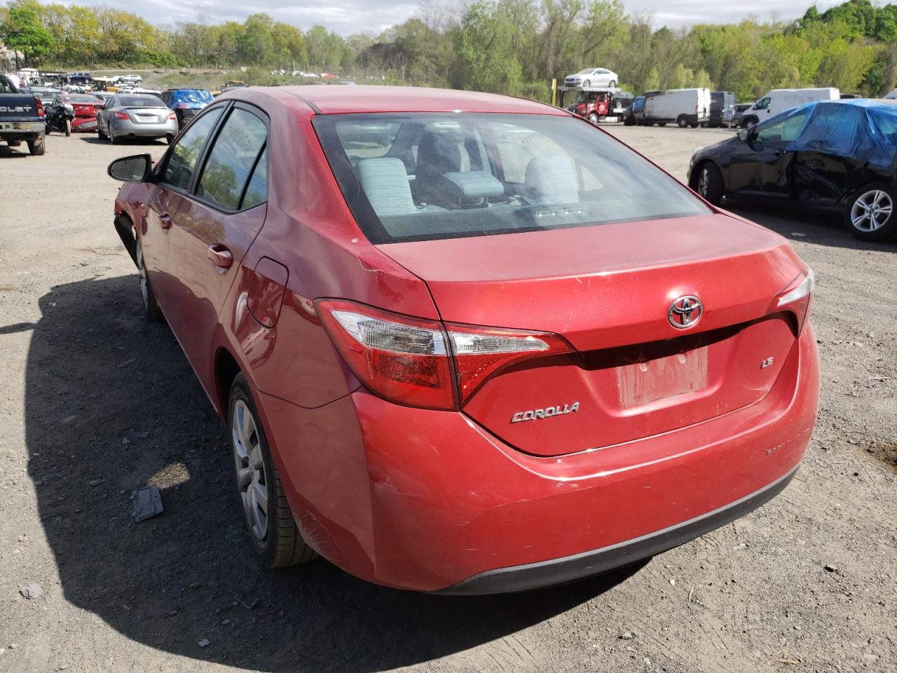 Photo 3 from auction – 2014 TOYOTA COROLLA L with VIN 2T1BURHE1EC102731