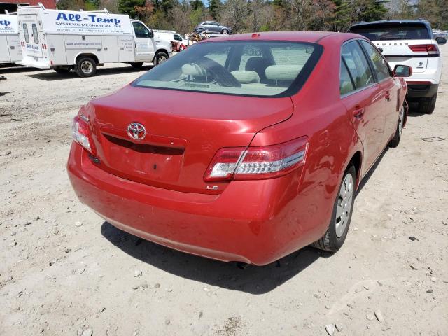 Photo 4 from auction – 2010 TOYOTA CAMRY BASE with VIN 4T4BF3EK3AR019849