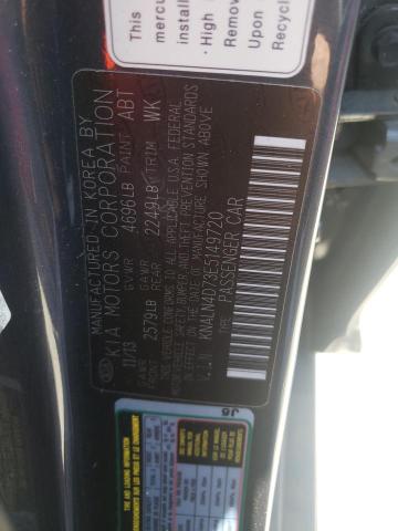 Photo 10 from auction – 2014 KIA CADENZA PR with VIN KNALN4D73E5149720